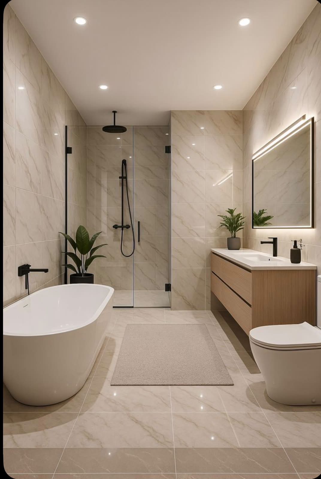 Salle de Bain — Douche & vasque